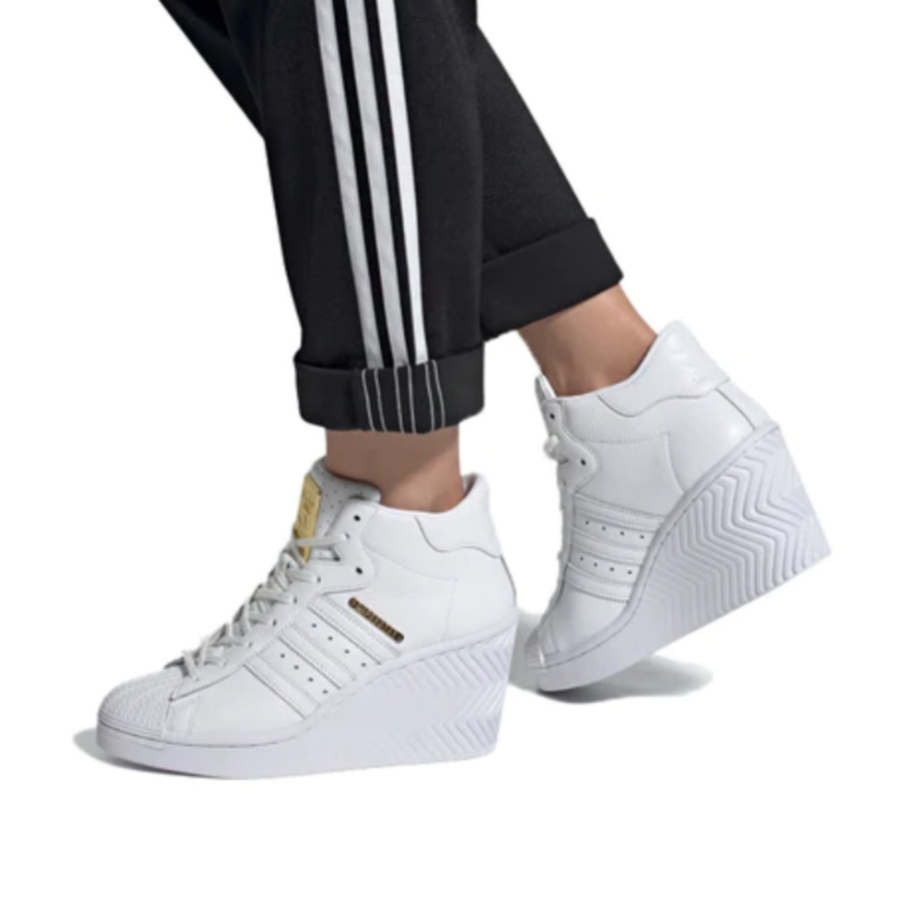 NWT adidas Originals Superstar Ellure Wedge Shoes
